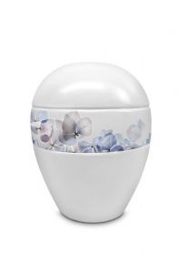 Mini urn porselein 'Blauwe bloemen'