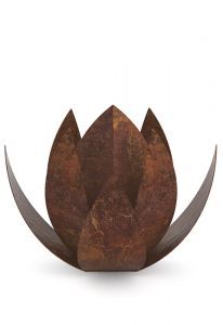 Urne funéraire bronze 'Lotus'