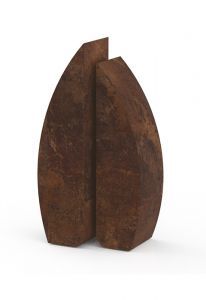 Bronzen (duo) urn 'Zeilen' 350/450