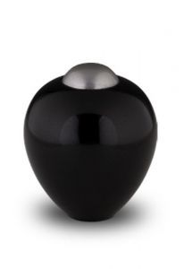 Messing mini urn 'Amore' onyx zwart